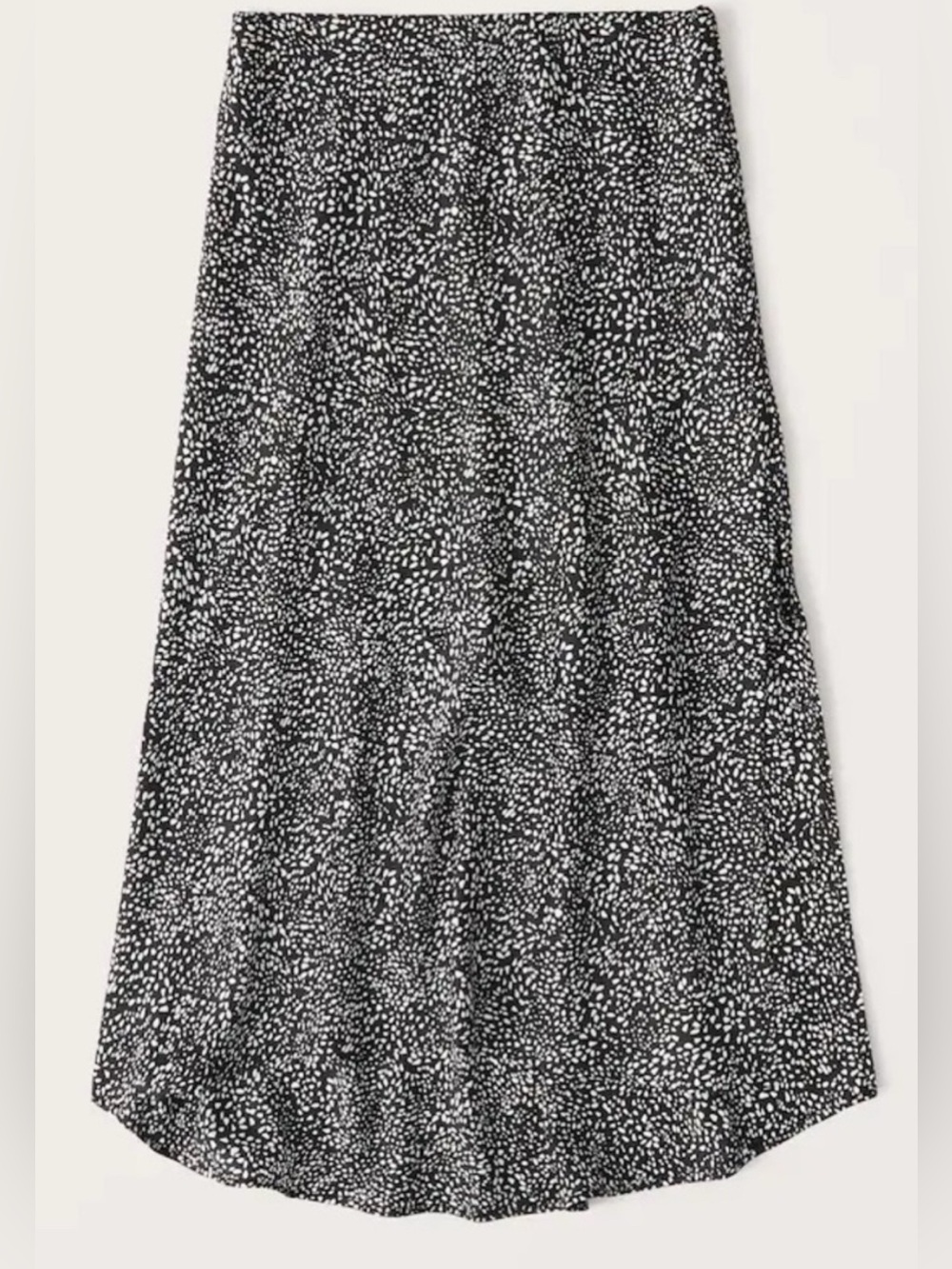 Abercrombie & Fitch Satin Speckled Hi-Low Midi Skirt - Size XS